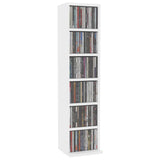 Vidaxl cd-kast 21x20x88 cm bewerkt hout wit