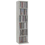 Vidaxl cd-kast 21x20x88 cm bewerkt hout betongrijs