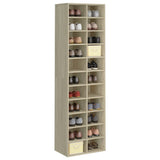 Vidaxl Shoe Cabinet 54x34x183 cm Property Wood Sonoma Oak Farvet