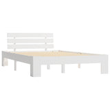 Vidaxl bedframe massief grenenhout wit 120x200 cm