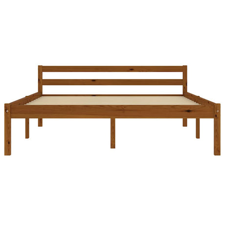 Vidaxl bedframe massief grenenhout honingbruin 120x200 cm