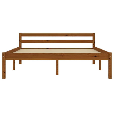 Vidaxl bedframe massief grenenhout honingbruin 140x200 cm