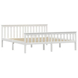 Vidaxl bedframe massief grenenhout wit 180x200 cm