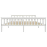 Vidaxl bedframe massief grenenhout wit 180x200 cm