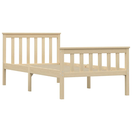 Vidaxl bedframe massief grenenhout natuurlijk 100x200 cm