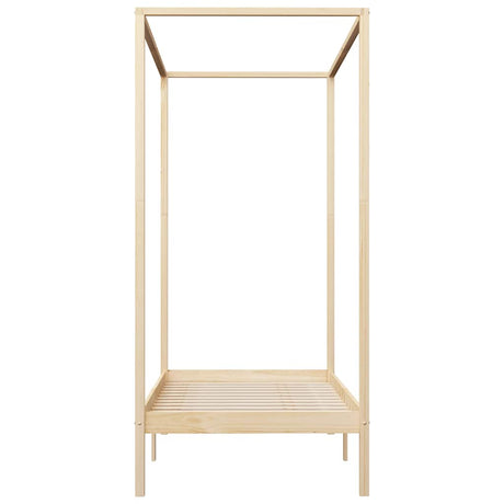 Vidaxl hemelbedframe massief grenenhout 100x200 cm