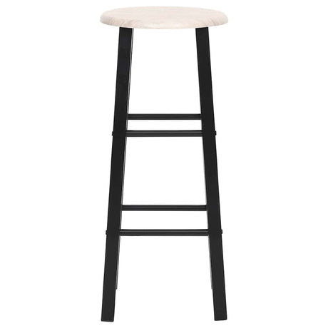 Vidaxl barkrukken 2 st mdf zwart