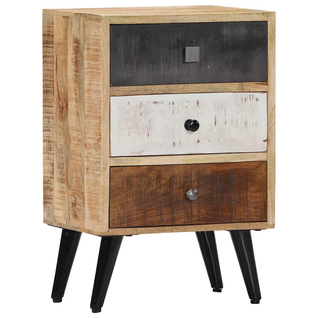 Vidaxl nachtkastje 40x30x60 cm massief mangohout