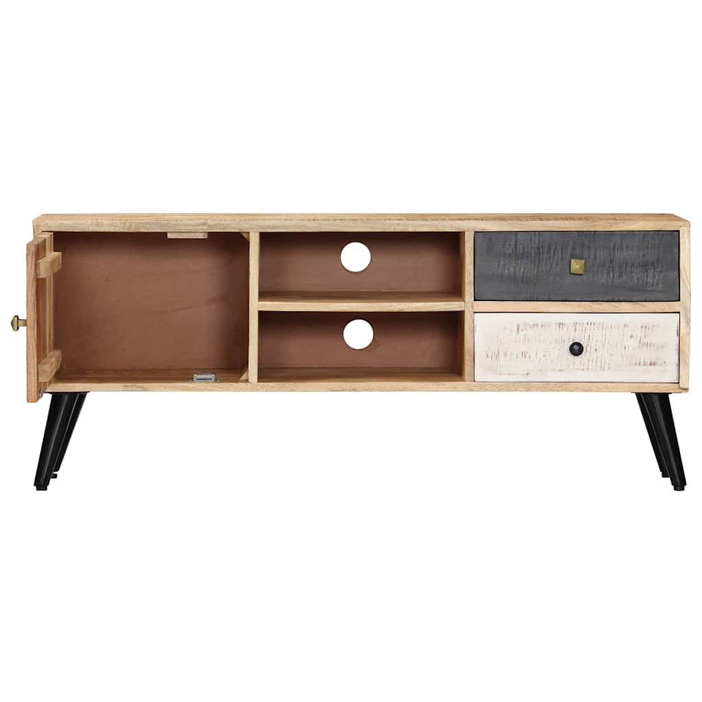 Vidaxl tv-meubel 115x30x47 cm massief mangohout