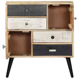 Vidaxl dressoir 70x30x78 cm massief mangohout