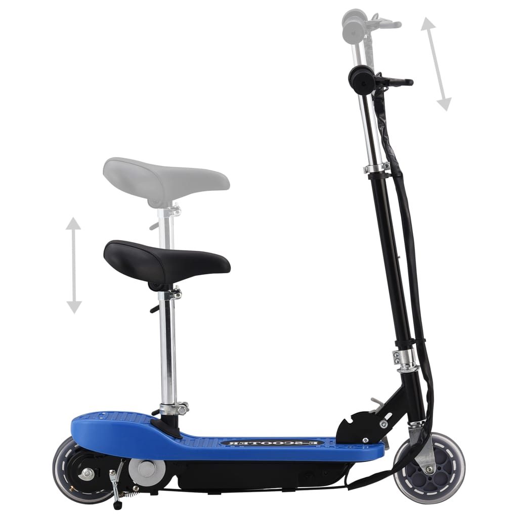 Vidaxl Step Electric con asiento 120 W azul