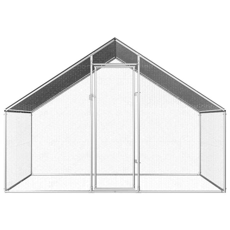 Vidaxl Chicken Coop 2.75x2x1,92 M verzinkte Stahl
