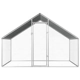 Vidaxl Chicken Coop 2.75x2x1.92 M galvanisert stål