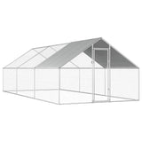 Vidaxl Chicken Coop 2,75x6x1,92 m Galvanisé en acier