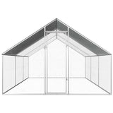 Vidaxl Chicken Coop 2,75x6x1,92 m galvanizovaná ocel