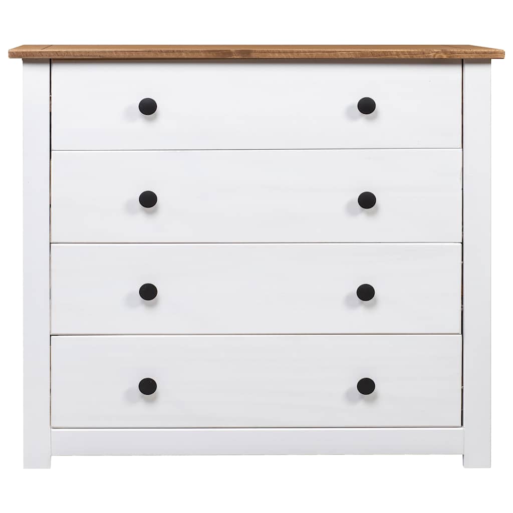Vidaxl bijzetkast panama range 80x40x73 cm grenenhout wit