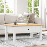 Vidaxl salontafel panama range 100x60x43,5 cm massief grenenhout wit