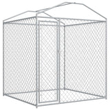 Vidaxl Dog Kennel pro venku se střechou 193x193x225 cm