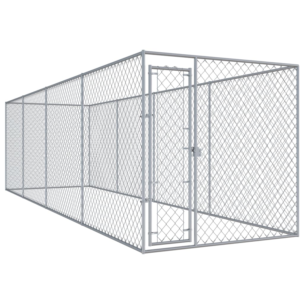 Vidaxl Hond Kennel fir ausserhalb 760x192x185 m