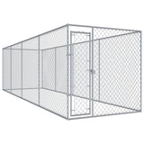 Vidaxl hundekennel for utenfor 760x192x185 m