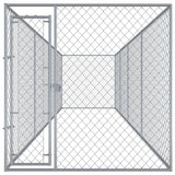 Vidaxl hundekennel for utenfor 760x192x185 m