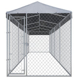 Vidaxl Dog Kennel per l'esterno con tetto 760x190x225 m