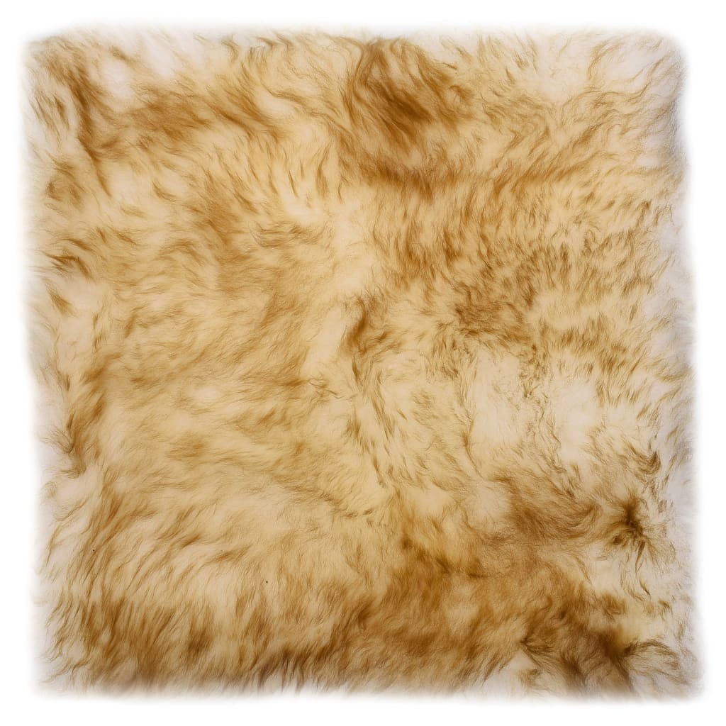 Vidaxl Stolkuddar 2 St 40x40 cm Real Sheepskin Mixed Brown