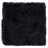 Vidaxl Stolkuddar 2 St 40x40 cm Real Sheepskin Dark Grey