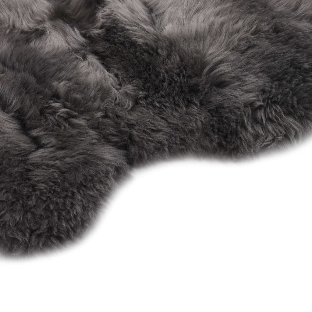 Vidaxl rug 60x90 cm sheepskin light gray