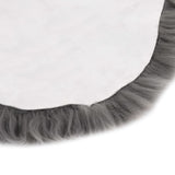 Vidaxl rug 60x90 cm sheepskin light gray