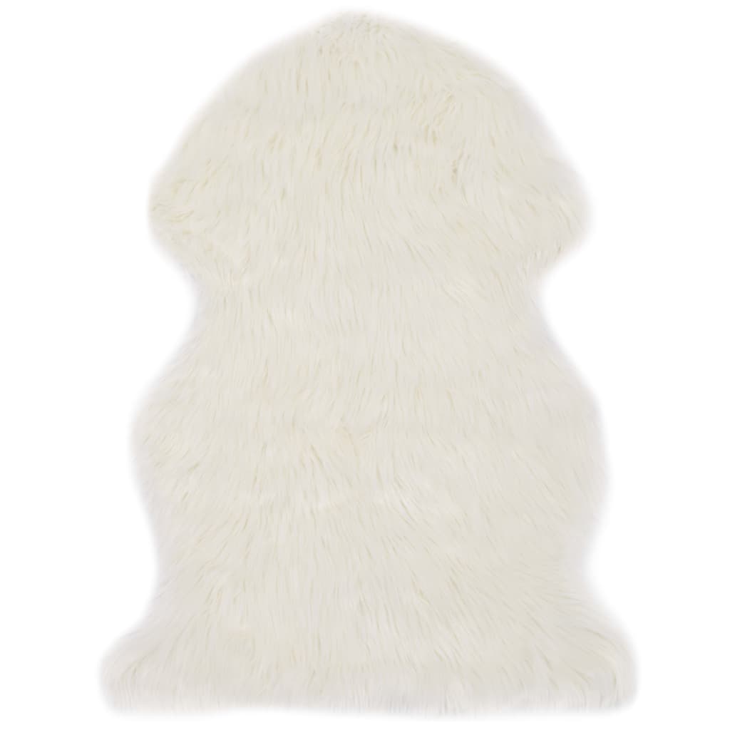 Vidaxl rug 60x90 cm artificial fur white