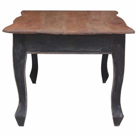 Vidaxl salontafel 120x60x45 cm massief mahoniehout zwart