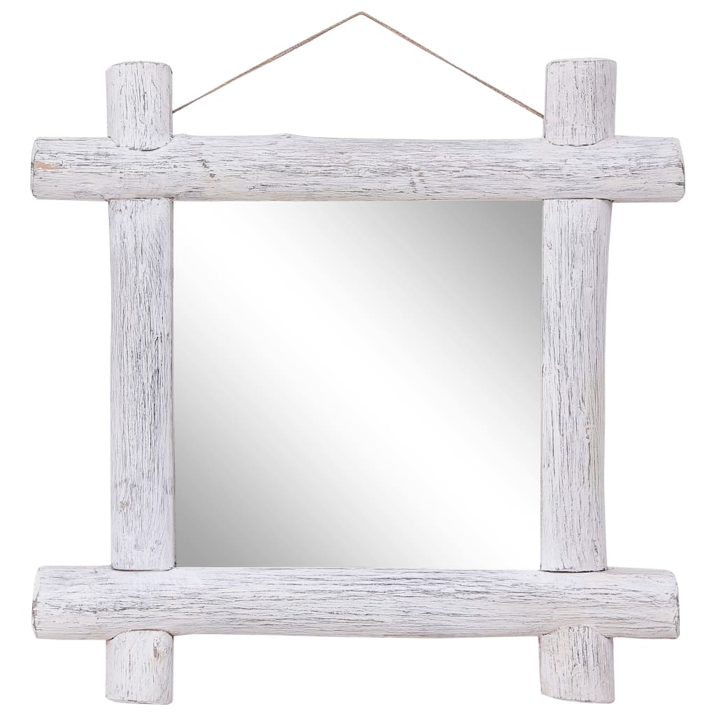 Vidaxl Mirror Madera Bloques de 70x70 cm de madera reciclada sólida