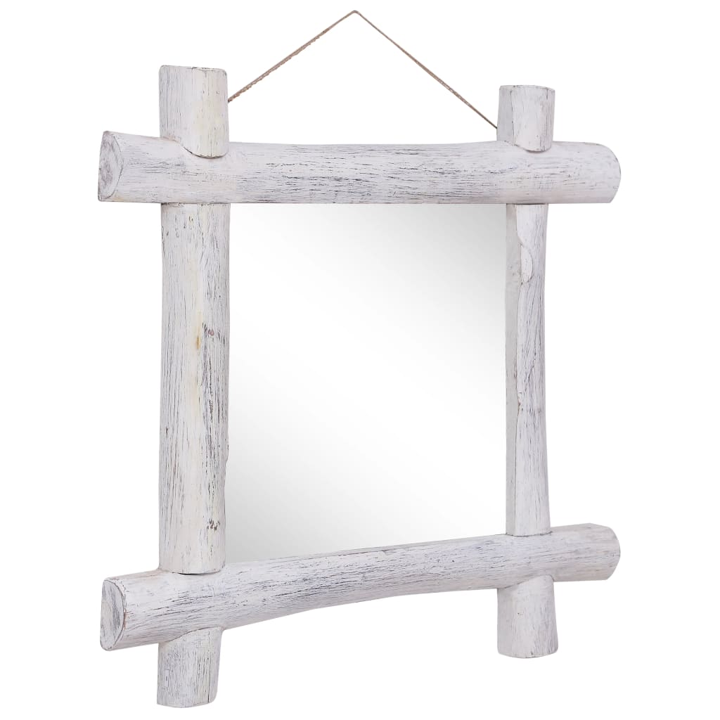 Vidaxl Mirror Træblokke 70x70 cm fast genanvendt træ