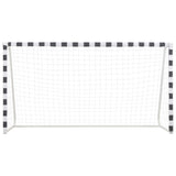 VIDAXL -Fußballtor 300x160x90 cm Metall Schwarz und Weiß
