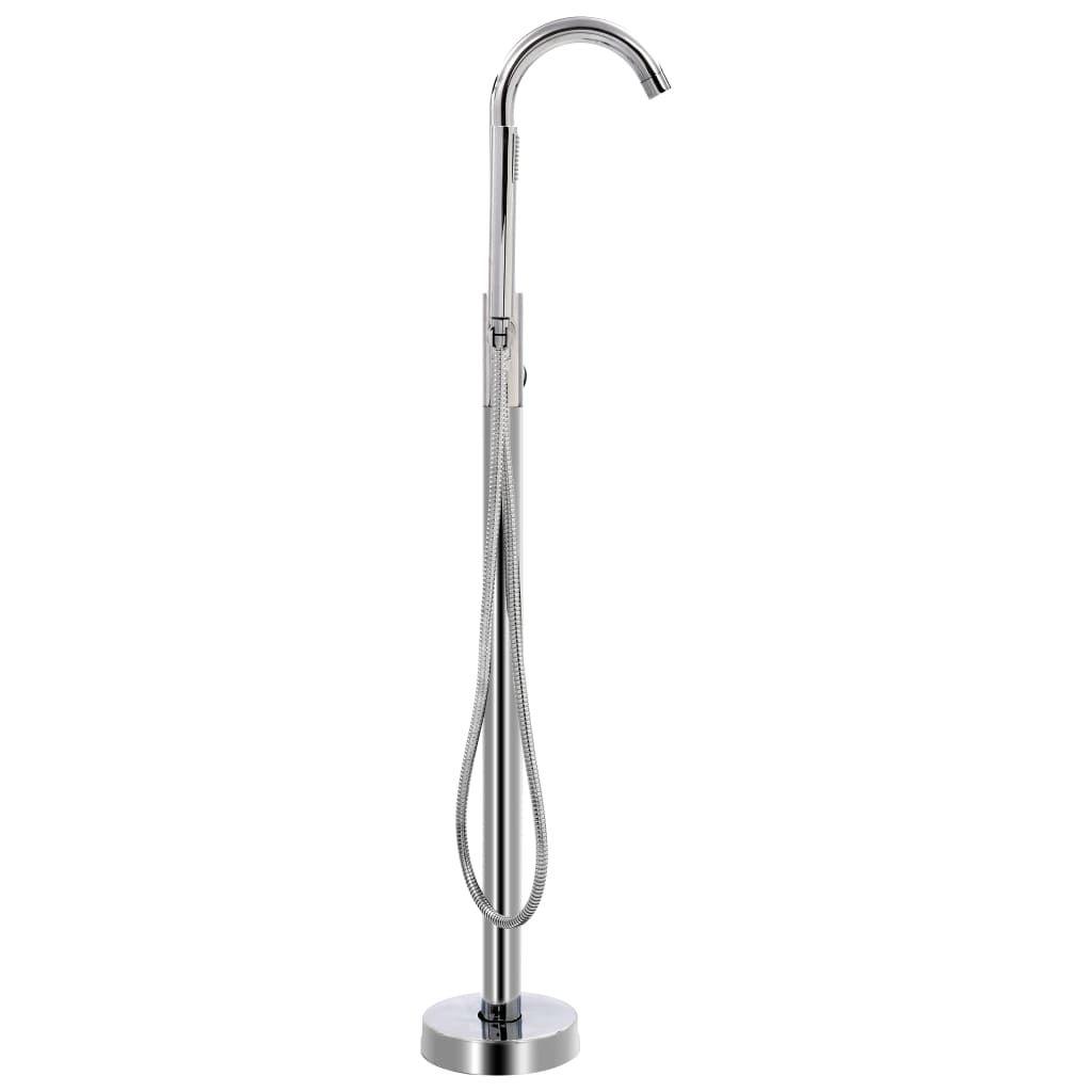 Gru da bagno vidaxl crane staccata in acciaio inossidabile da 118,5 cm