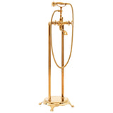 VidaXL Bathtub crane Detached 99.5 cm Stainless steel gold colored