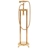 Vidaxl Badewanne Kran abgelöst 99,5 cm Edelstahl Gold gefärbt