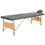 Vidaxl Massage Table mat 4 Zonen 186x68 cm Holzhorraxit