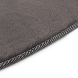 Vidaxl rug 80 cm kënschtlech Kanéngchen Pelz Dark Gray