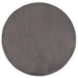 Vidaxl rug 160 cm künstlechen Kanéngchen Pelz Dark Gray