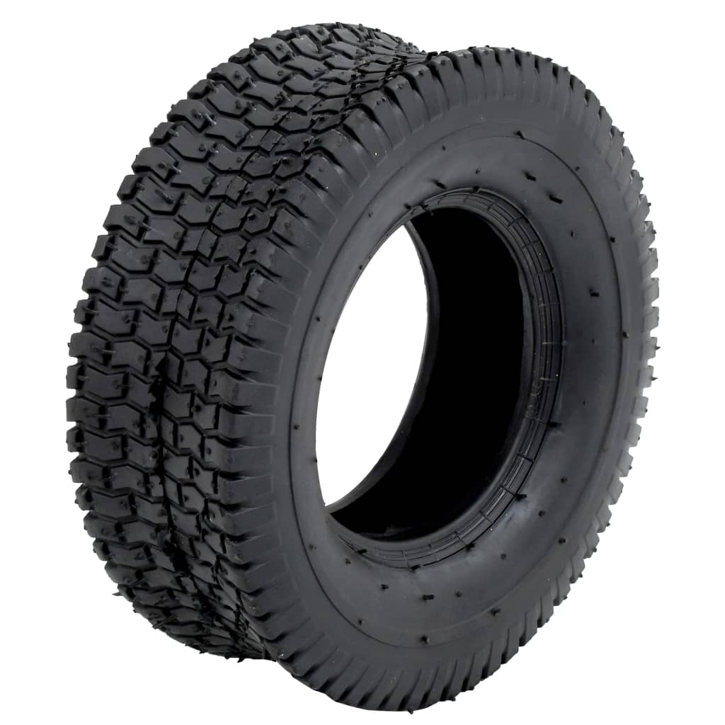 Vidaxl wheelbarrow tires 2 pcs 13x5.00-6 4PR rubber