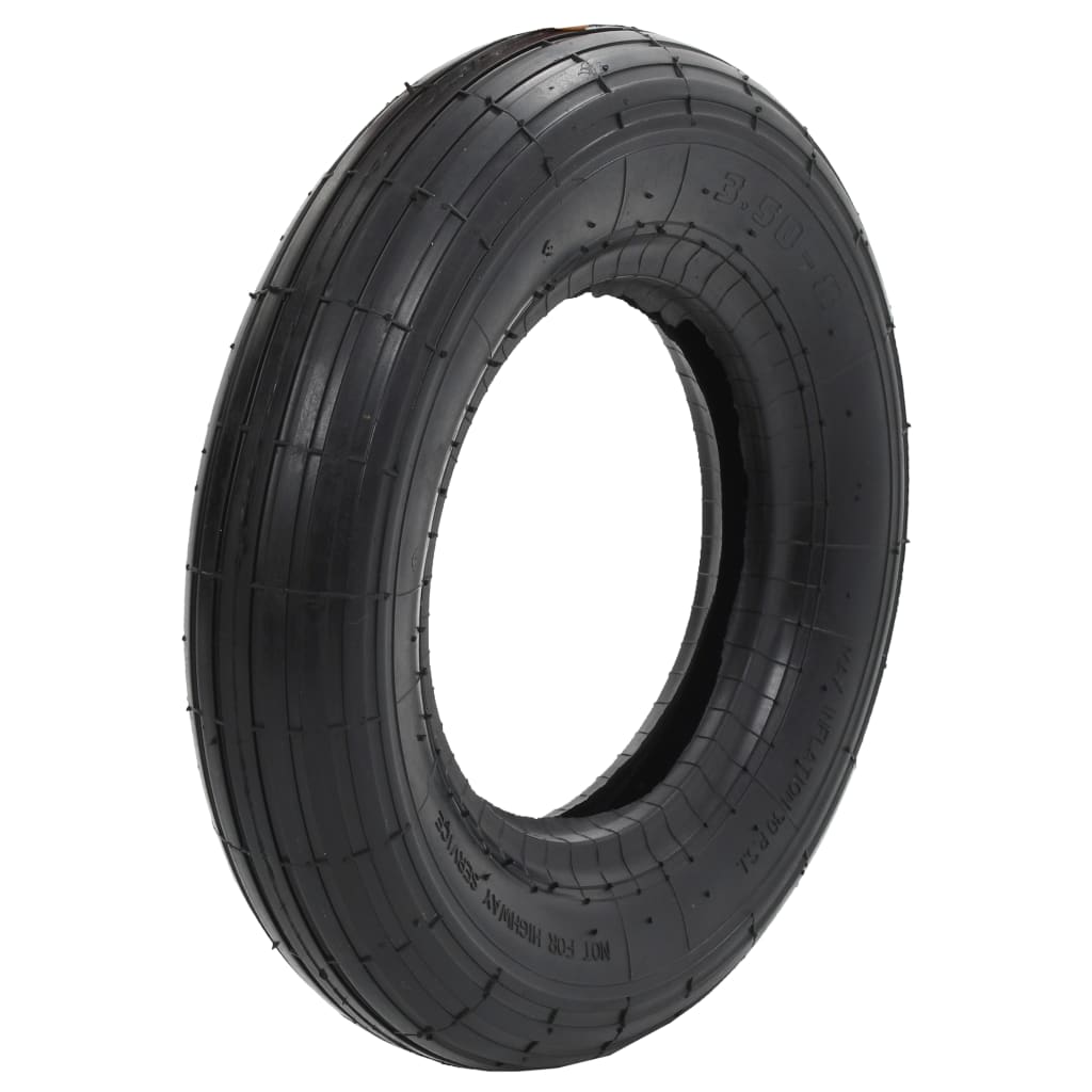 Vidaxl Wheelbarrow Tire 3.50-8 4PR RABE