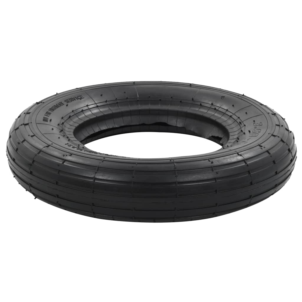 Vidaxl Pneu à empattement 3,50-8 4PR Rubber