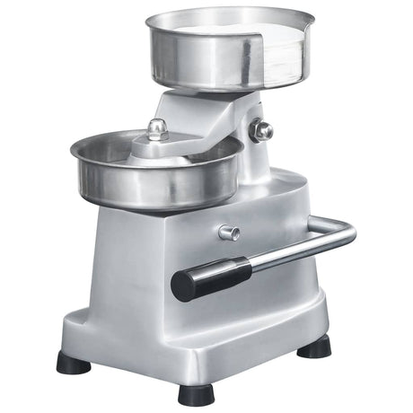 Vidaxxl Hamburgerpressmaschine mit 500 Trennblättern 10 cm Aluminium