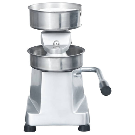 Vidaxxl Hamburgerpressmaschine mit 500 Trennblättern 10 cm Aluminium