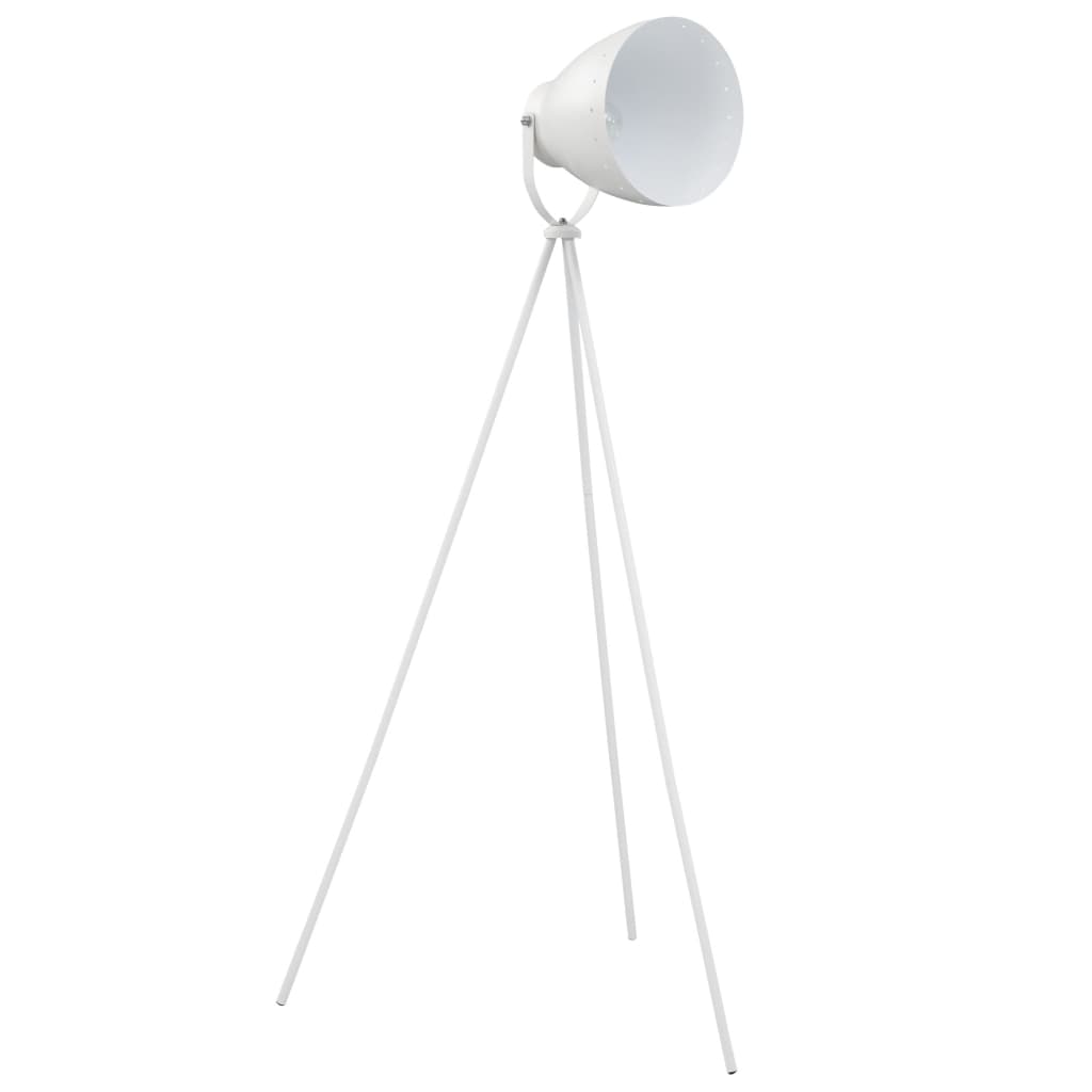 Vidaxl Buedem Lamp e27 Metal Wäiss