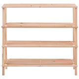 Vidaxl Shoe Rack Pinewood de 4 capas de 4 capas