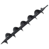 Vidaxl Ground Drillbit 75x600 mm en acier