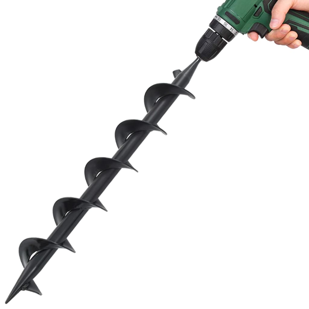 Vidaxl Drillbit di terra 75x600 mm in acciaio